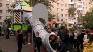 В Промышленном районе Ставрополя построили пять новых игровых комплексов
