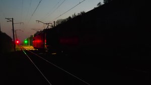 ночное БМО | 2ЭС6 потянул сдвоенный контейнерный | 309 км