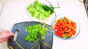 Диетический летний салат.