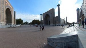 гуляем по площади Регистан Самарканд