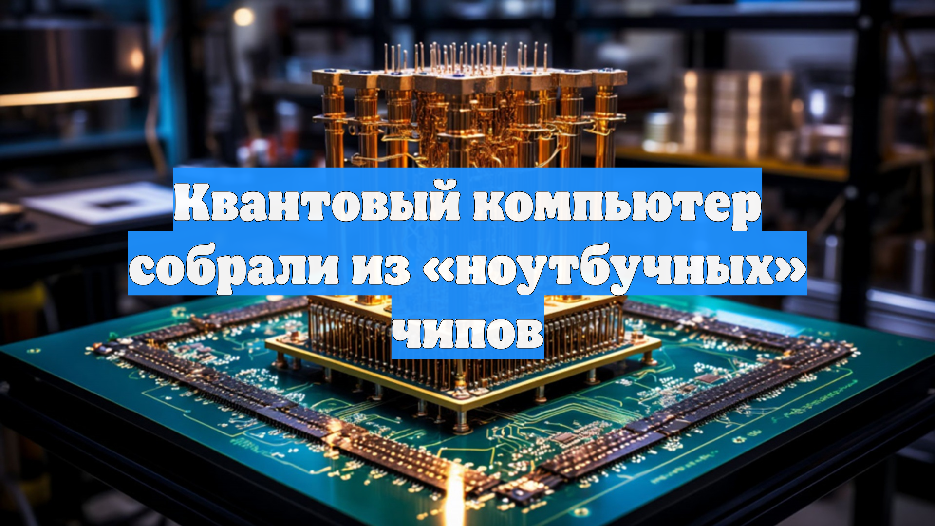 Квантовый компьютер собрали из «ноутбучных» чипов