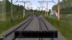 RTrainSim - столкновение на переезде.