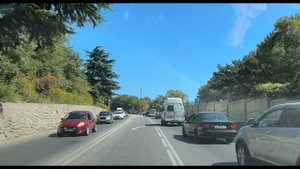 Ялта. По обводной (ЮБШ), до ТЦ "ПРИВОЗ" на Южнобережном шоссе,38. 05.09.25. Крым. Crimea. Yalta.