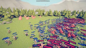 TotallyAccurateBattleSimulator ракушечники против всадников