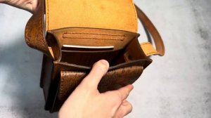 Сумка через плечо из состаренной кожи TNbag588