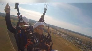 Видеоотзыв о полёте на параплане в Костишово