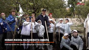 КРТВ. Новая жизнь Яблоневого сквера