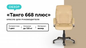 Обзор кресла для руководителя «Танго 668 плюс»