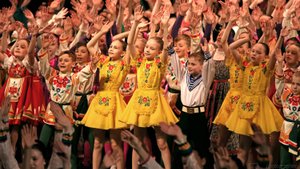 Финал концерта к 65-летию ансамбля. The finale of the concert for the ensemble's 65th anniversary.