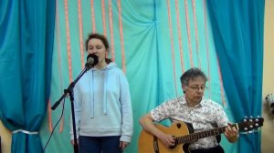 Полина Гринёва Студия "Парус". Песня Татьяны и Сергея Левиных "РУСЬ ГОЛУБИНАЯ"