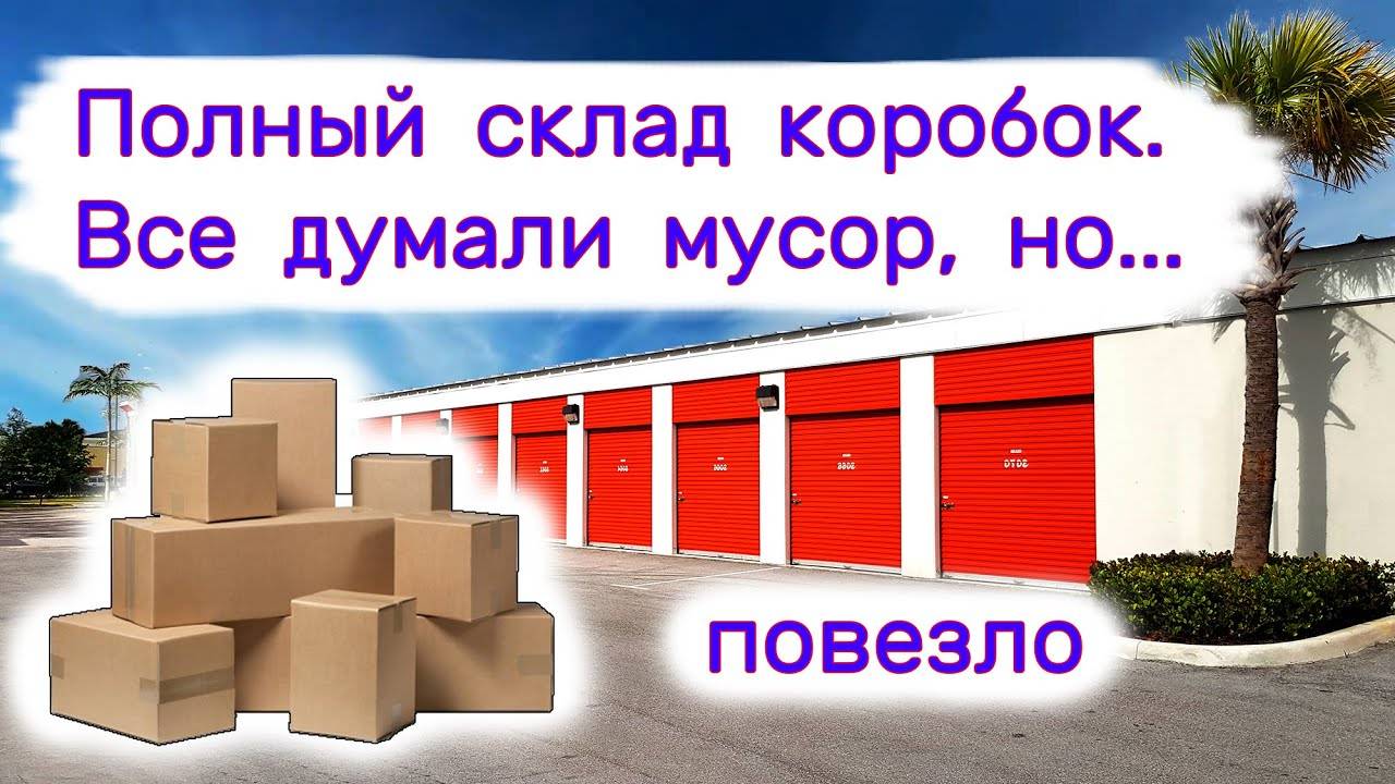 Купили полный склад коробок. Все думали мусор, но... повзло. смотреть онлайн