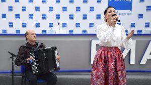 Пресс-конференция с участием Раисы Щербаковой и ансамбля "Ярмарка"
