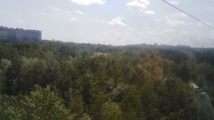 Прогулка по канатной дороге в Нижнем Новгороде.