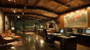 Cold War Office Ambience – Sci-Fi Ambient for Focus & Study