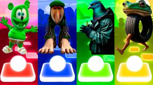 МИШКА ГУММИ БЕР 🆚 БРР БРР ПАТАПИМ 🆚 ШПИОНИРО ГОЛУБИРО 🆚 БОНЕКА АМБАЛАБУ | Tiles Hop №215