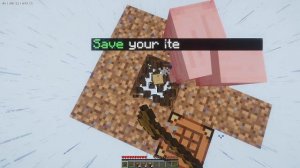 играем в майнкравт  страшный один блок