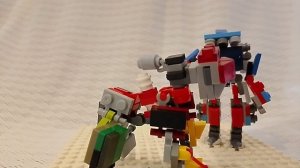 автобот против десептикона битва Lego анимация