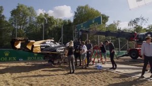 Как снимали одну из самых ярких сцен фильма F1 (2025)