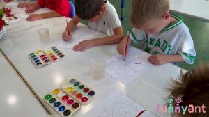 "Ягодки рябинки" Рисование у дошкольников Funny Ant Malahovka