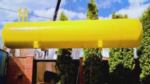 Установили газгольдер на 6600 литров!