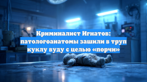 Криминалист Игнатов: патологоанатомы зашили в труп куклу вуду с целью «порчи»