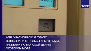АПЛ "Красноярск" и "Омск" выполнили стрельбы крылатыми ракетами по морской цели в Охотском море