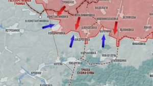 Сумское направление. Район Алексеевка-Писаревка.