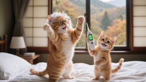 Как котик бабушку  вылечил