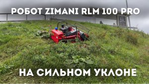 КАК ОН ЭТО ДЕЛАЕТ? Косит на БЕШЕНЫХ УКЛОНАХ! РОБОТ - МУЛЬЧЕР ZimAni RLM 100 PRO