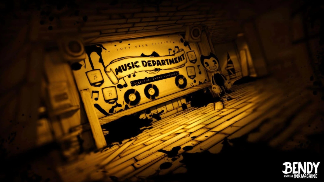 Борииис!!!Bendy and the ink machin прохождение.