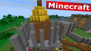 Строим НЕРЕАЛЬНЫЙ СОБОР в Minecraft! Золотой купол и люстра из 500 фонарей