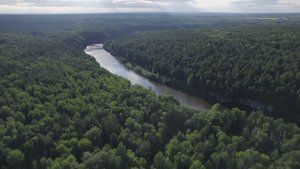 Река Нейва. Вид с птичьего полета. 4К