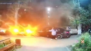 В Омске водитель «Хонды Аккорд» допустил столкновение с несколькими автомобилями