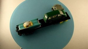 ГРУЗОВИК С ПРИЦЕПОМ И МАШИНАМИ