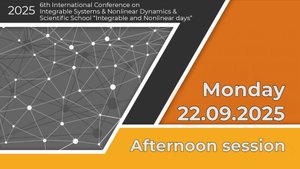 ISND – 2025 – Monday, 22.09.2025 – Afternoon session