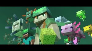 Война аксолотов( Майнкрафт анимация, мультики про Майнкрафт)