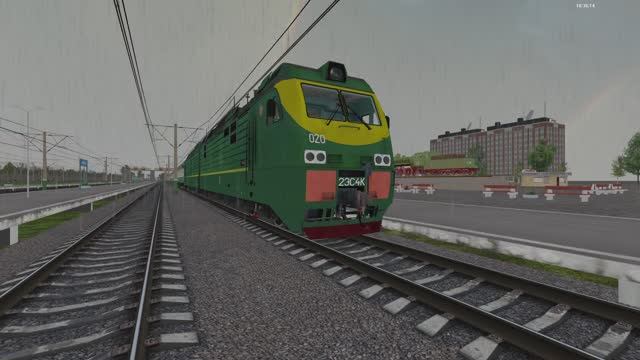 Сценарий RTrainSim "Пассажирская смена на 2ЭС4К". По маршруту Чернышевск.