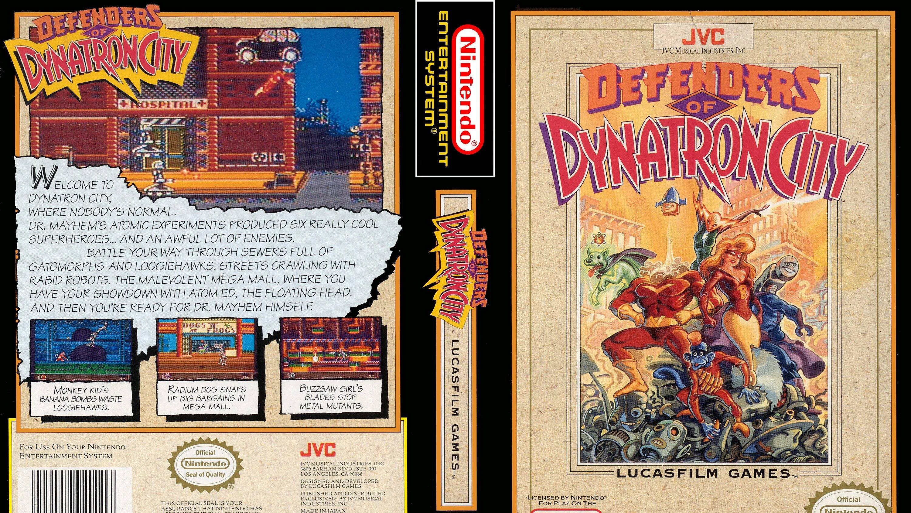 Defenders Of Dynatron City (NES)