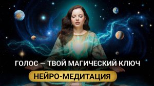 Твой голос — сила, способная МЕНЯТЬ РЕАЛЬНОСТЬ! Нейро-медитация. Медитация силы слова