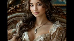 Ты затихла на палевом кресле