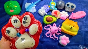 АСМР Сквиши и антистрессы 💥 жмякаю сквиши ТАБА лапки 🐾 приятные звуки АСМР 🥰