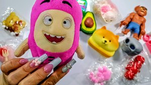 АСМР РАСПАКОВКА сквишей и антистрессы 🥰 ТАБА лапки 🐾 приятные звуки АСМР сквишей 😍