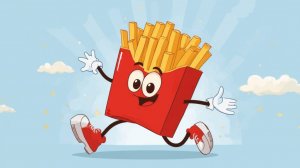 Весёлая картошка фри 🤩 | смешные мультики для детей