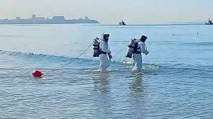 Водолазы завершили сбор мазута со дна моря в прибрежной зоне Анапы