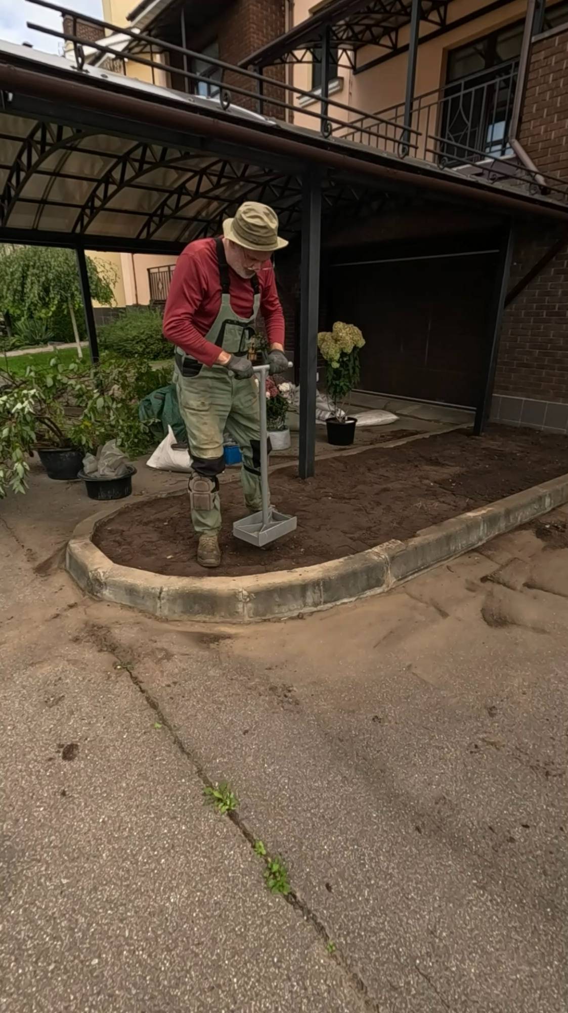 Гравийная клумба