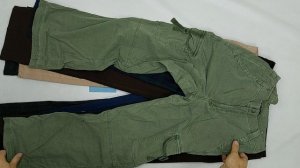 39018 Брюки штаны женские бренд, 9пак, 529, секонд (cream) оптом