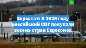 Евростат: В 2025 году российский СПГ покупали восемь стран Евросоюза