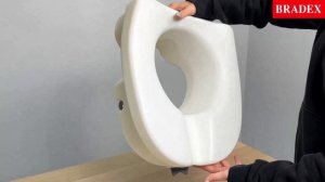 Сиденье-насадка для унитаза со съемными поручнями, BRADEX KZ 0932