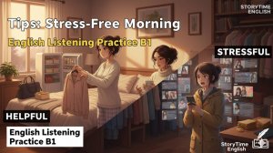 Спокойное утро без стресса: советы на английском (B1 Listening Practice)