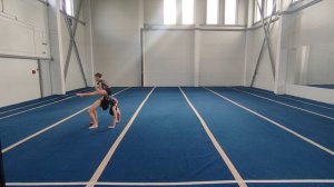 ЖП 3 спортивный, Романовская - Деменкова, КСШОР, Балансовое упражнение